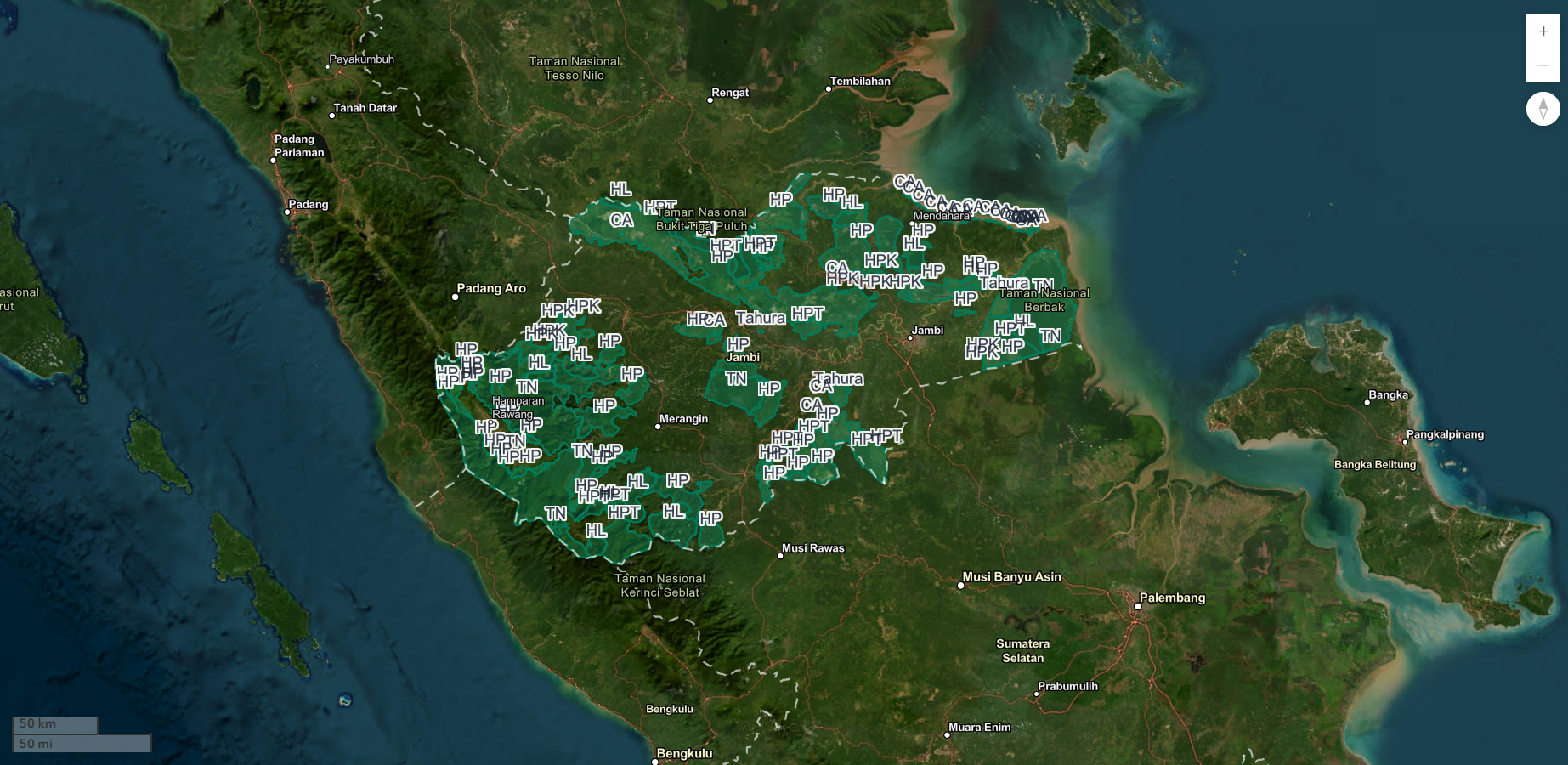 kawasan hutan tes 1